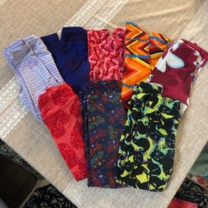8 pairs of LuLaRoe size S/M leggings